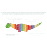 Dinosaur Alphabet Wooden Puzzle