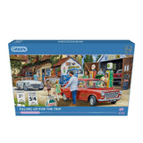 Filling Up for the Trip 636 Piece Jigsaw Puzzle