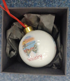 Whitby Bone China Christmas Bauble