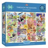 Through the Seasons - 1000 piece jigsaw puzzle