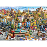 A Day Out in Edinburgh 1000 Piece Jigsaw Puzzle
