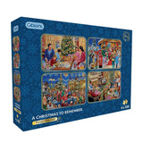 A Christmas to Remember 4 x 500 Piece Jigsaw Puzzles