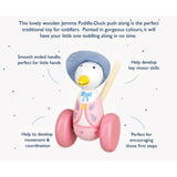 Jemima Puddle-Duck™ Wooden Boxed Push Along
