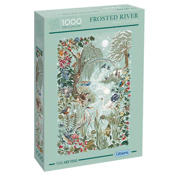 The Art File: Frosted River 1000 Piece Jigsaw Puzzle
