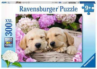 Sweet Dogs in a Basket - 300 piece puzzle