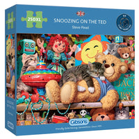 Snoozing on the Ted - 250XL piece puzzle