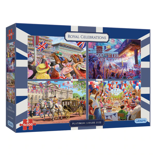 Royal Celebrations - 4x500 piece jigsaw puzzles