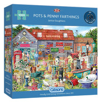 Pots & Pennyfarthings - 1000 piece puzzle