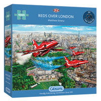 Reds over London - 1000 piece puzzle