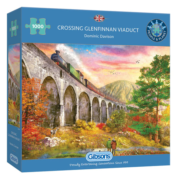Crossing Glenfinnan Viaduct - 1000 piece puzzle