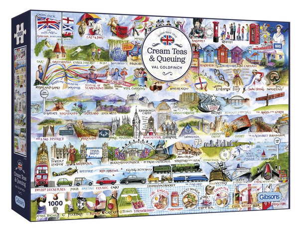 Cream Teas & Queuing - 1000 piece puzzle