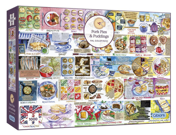 Pork Pies & Puddings - 1000 piece puzzle