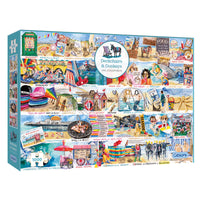 Deckchairs and Donkeys - 1000 piece jigsaw puzzle
