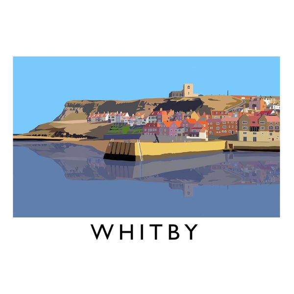 Whitby Cushion Cover - Whitby Harbour