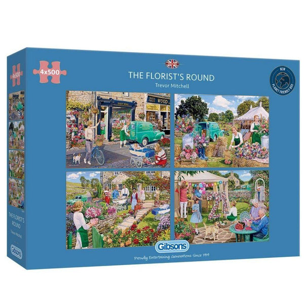 The Florist's Round - 4x500 piece puzzles